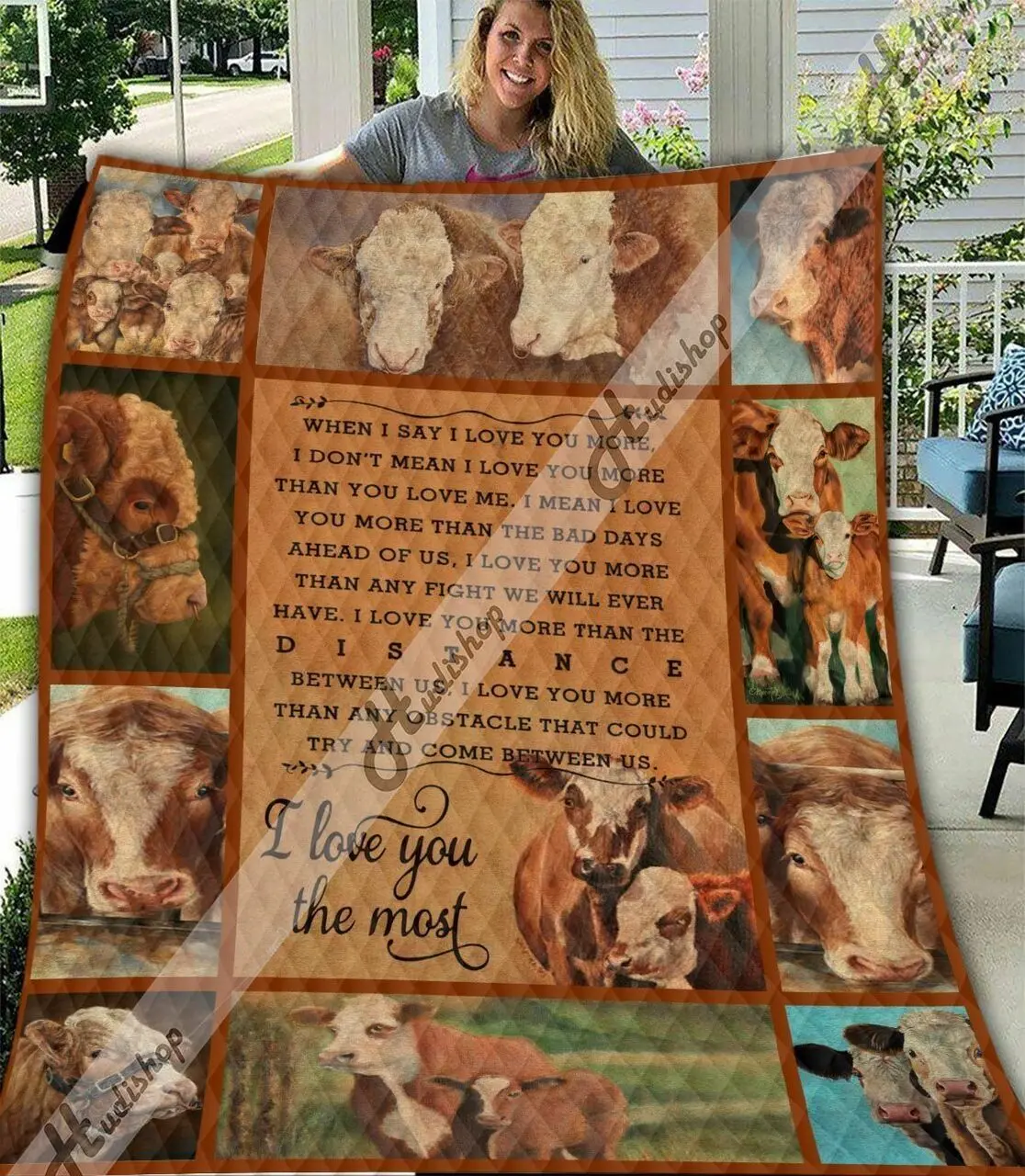 Simmental Cow Nt 02012010Kn Awesome LKI336 3D Customized Quilt Hip and Home Decor