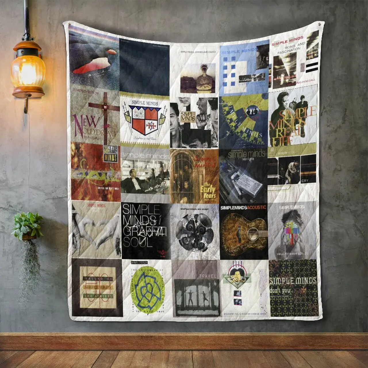 Simple Minds Album Covers Quilt Blanket and Home Decor