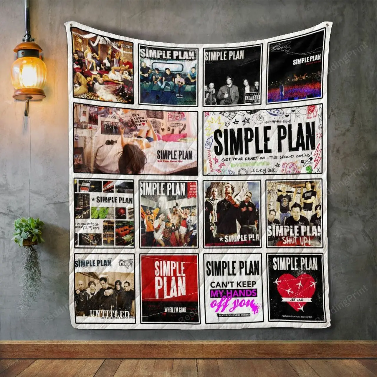 Simple Plan Album Covers Quilt Blanket and Home Decor