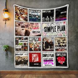 Simple Plan Album Covers Quilt Blanket and Home Decor