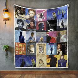 Simply Red Album Covers Quilt Blanket and Home Decor