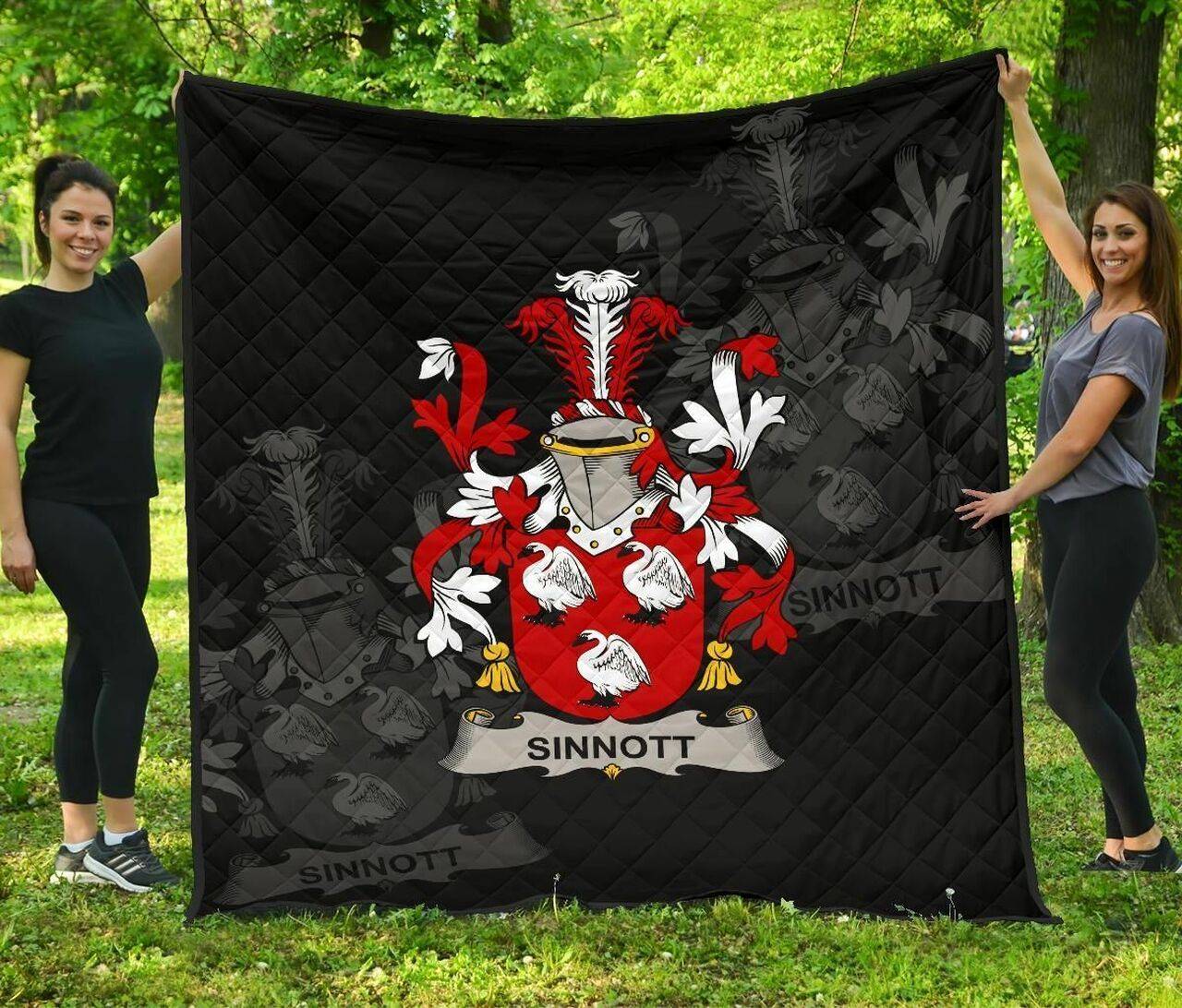 Sinnott Or Synnott Ireland Irish Family Crest JFJ12651 3D Customized Quilt 2707 and Home Decor