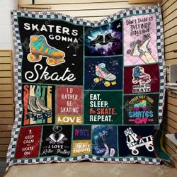 Skate Rolling Quilt Tdhtf and Home Decor