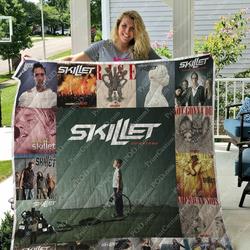 Skillet Band Albums Quilt Blanket For Fans Ver 17 and Home Decor