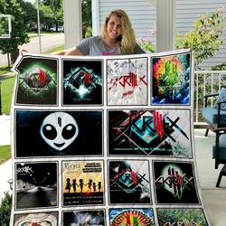 Skrillex Quilt Blanket and Home Decor