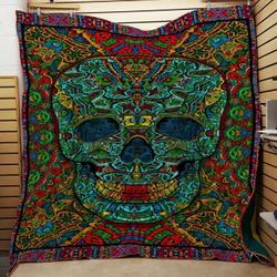 Skull C6 3D Customized Quilt and Home Decor
