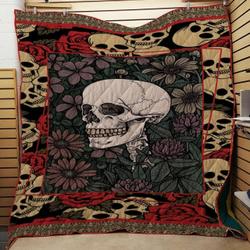 Skull C7 3D Customized Quilt and Home Decor