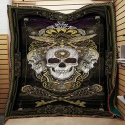 Skull C8 3D Customized Quilt and Home Decor