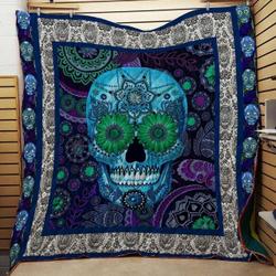 Skull Cla040725 Quilt Blanket and Home Decor