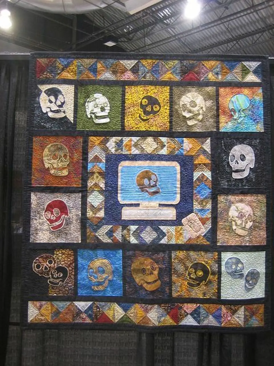 Skull Cla290693 Quilt Blanket and Home Decor