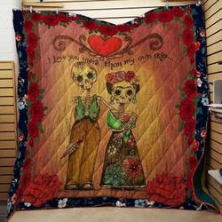 Skull Clh0611089Q Quilt Blanket and Home Decor