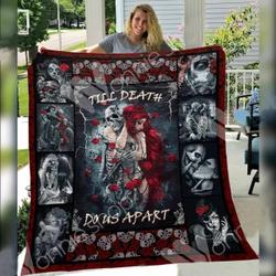 Skull E Quilt Derqqg and Home Decor