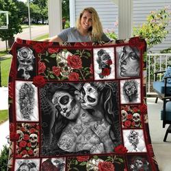 Skull Horror HN7 3D Customized Quilt and Home Decor