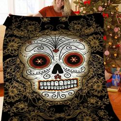 Skull JFJ12718 3D Customized Quilt 2707 and Home Decor