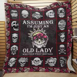 Skull JFJ12747 3D Customized Quilt 2707 and Home Decor