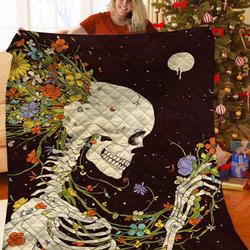 Skull JFJ12769 3D Customized Quilt 2707 and Home Decor