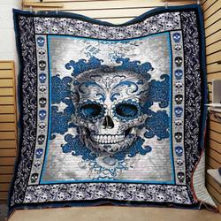 Skull JFJ12797 3D Customized Quilt 2707 and Home Decor