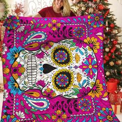 Skull JFJ12799 3D Customized Quilt 2707 and Home Decor