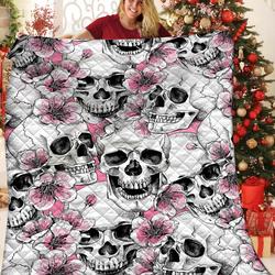 Skull JFJ12802 3D Customized Quilt 2707 and Home Decor