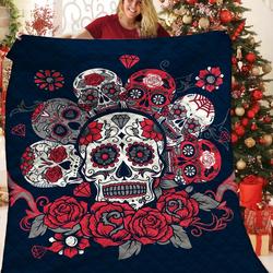 Skull JFJ12803 3D Customized Quilt 2707 and Home Decor