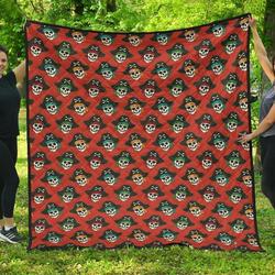 Skull Pirate Cl12100607Mdq Quilt Blanket and Home Decor