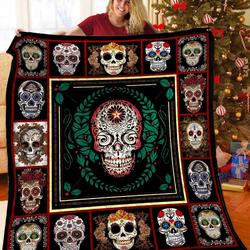 Skull Quilt Blanket BBB091229HT and Home Decor