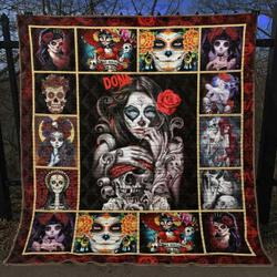 Skull Quilt Blanket Ver 83  Quilt and Home Decor