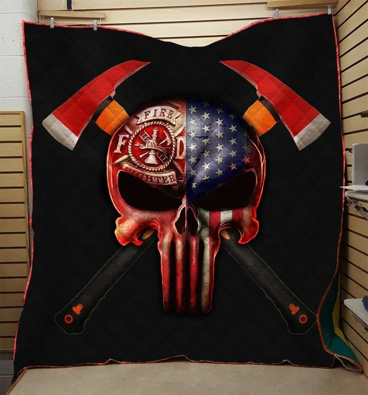 Skull Quilt Bpu and Home Decor