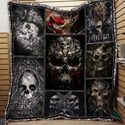 Skull Quilt Brd and Home Decor