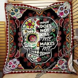Skull V3 3D Customized Quilt and Home Decor