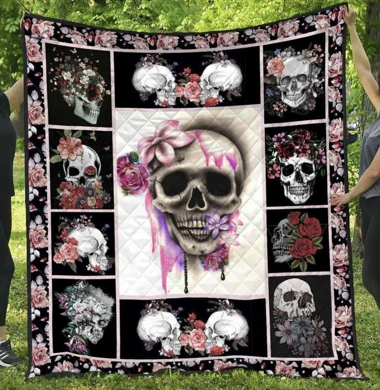 Skull Ver10 Blanket Th1507 Quilt and Home Decor