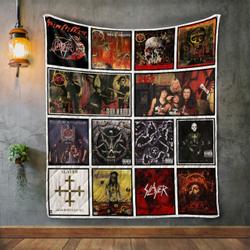 Slayer 2 Album Covers Quilt Blanket and Home Decor