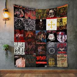 Slayer Album Covers Quilt Blanket and Home Decor