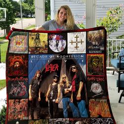 Slayer Albums Cover Poster Quilt 4 and Home Decor