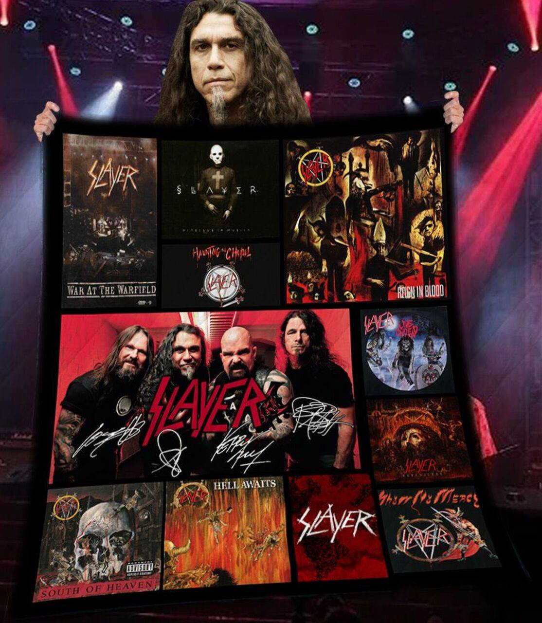 Slayer Quilt Blanket Bs1046 and Home Decor