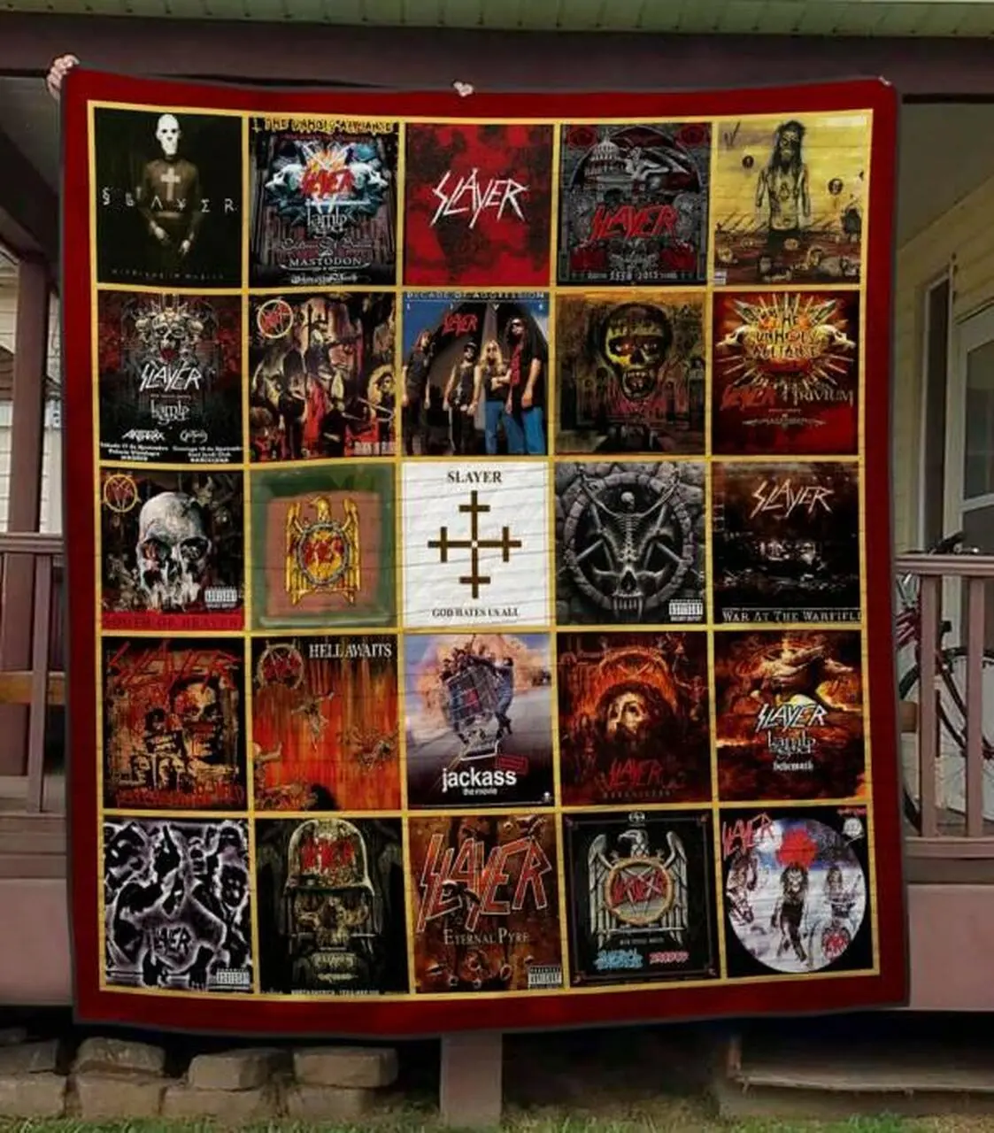 Slayer Quilt Blanket Hvt230513 Quilt and Home Decor