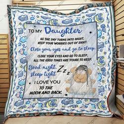 Sleep Tight My Dear Quilt Blanket  Quilt and Home Decor