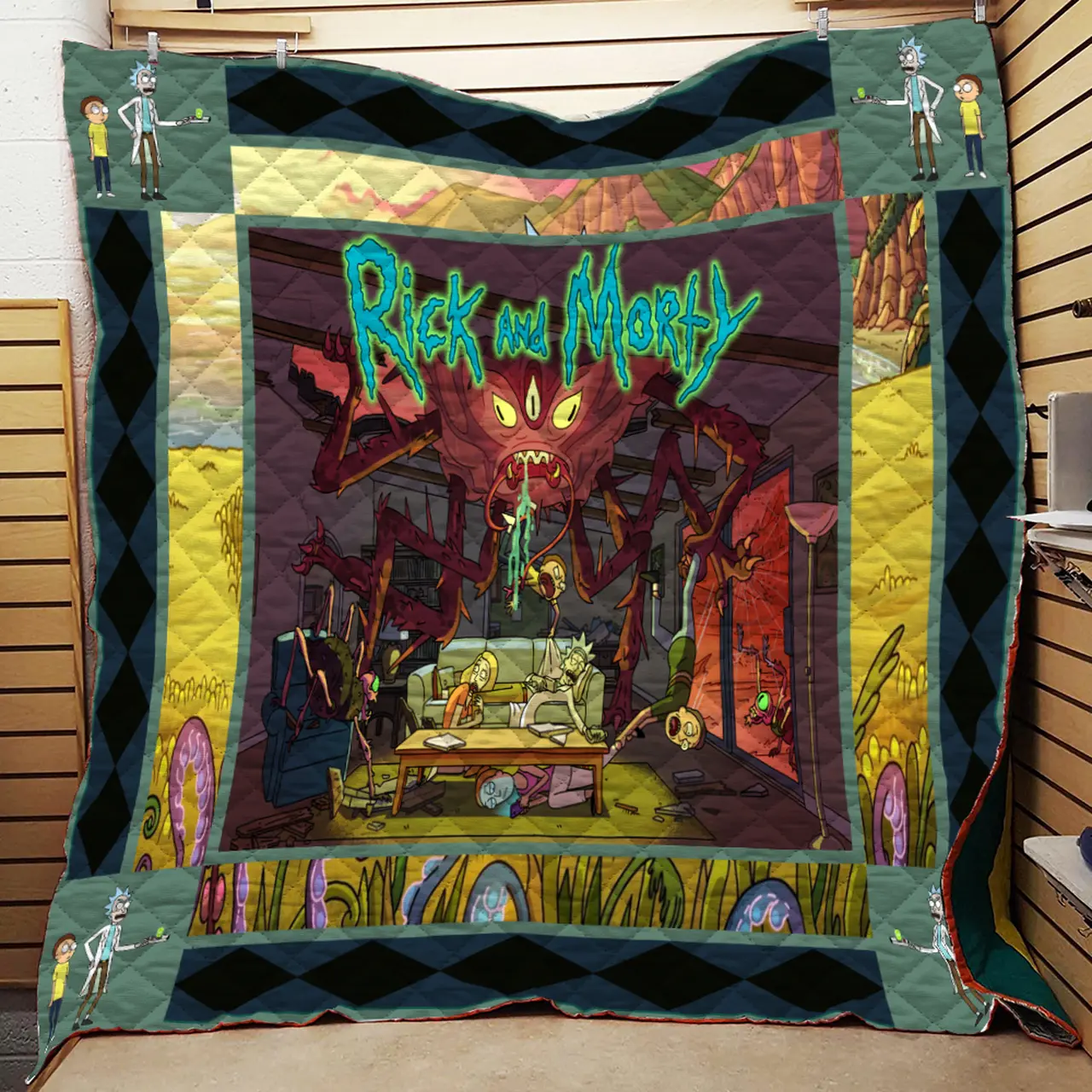 Sleeping Rick Quilt and Home Decor