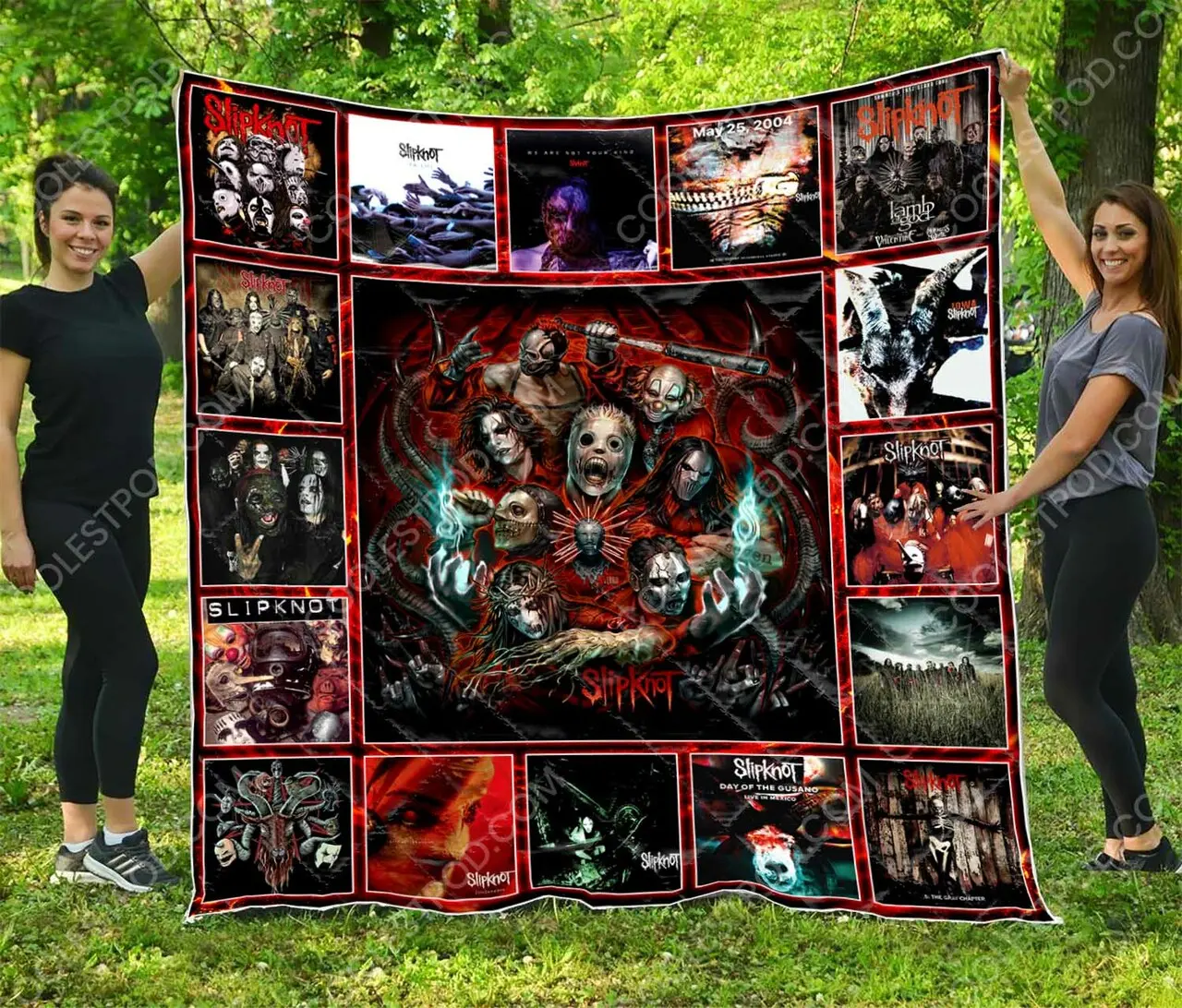 Slipknot Band H89 - Quilt and Home Decor