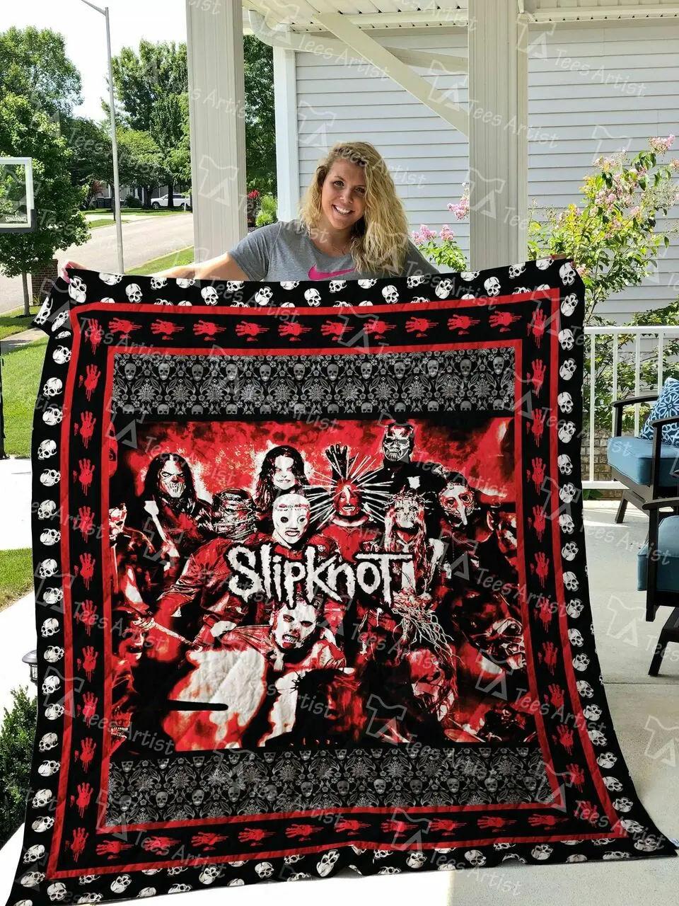 Slipknot Quilt Blanket 01334 and Home Decor