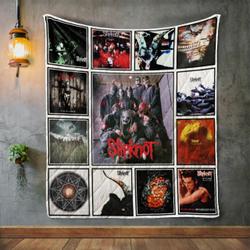 Slipknot Style 2 Album Covers Quilt Blanket and Home Decor
