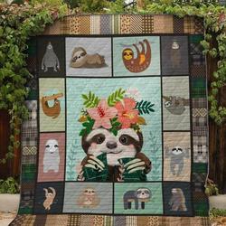 Sloth Ah Quilt Derqyt and Home Decor