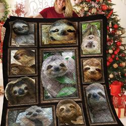 Sloth JFJ12864 3D Customized Quilt 2707 and Home Decor