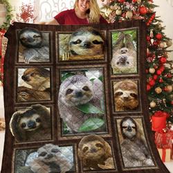 Sloth JFJ12866 3D Customized Quilt 2707 and Home Decor