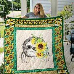 Sloth Last Friday Night Quilt Blanket Dhc020120371Td and Home Decor
