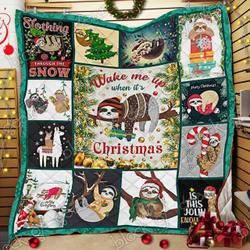Sloth Quilt Blanket Dhc13123934Vt and Home Decor