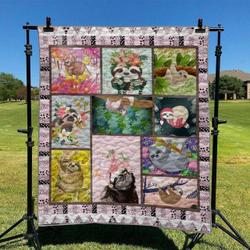 Sloth Td2809817 Quilt Blanket and Home Decor