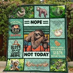Sloth Vcb Quilt Derqtl and Home Decor