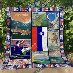 Slovenia Quilt Blanket Th1307 and Home Decor