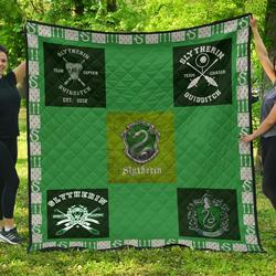 Slytherin Harry Potter Premium Quilt and Home Decor